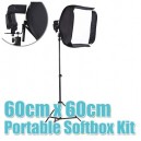 60CM Pop up Soft box speed light and stand