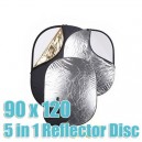 Reflector 5 in 1 - 90x120cm