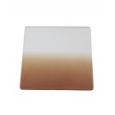 Brown Graduated Colour Square filter