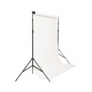 PVC Reversible White & Black Backdrop Material 2.6x6m