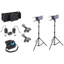 Battery Operated 300w Studio Flash Kit B