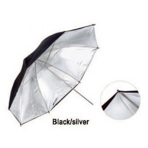 Black/Sliver 33 inch Umbrella - Broadcast Lighting