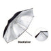 Black Sliver 43 inch Umbrella - Broadcast Lighting
