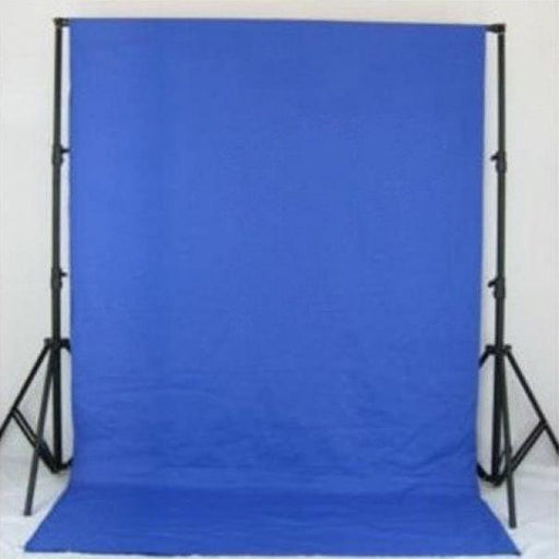 Blue Muslin & Backdrop Support Stand Kit - Broadcast Lighting