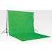 Muslin Green Backdrop Material 3x6m - Broadcast Lighting