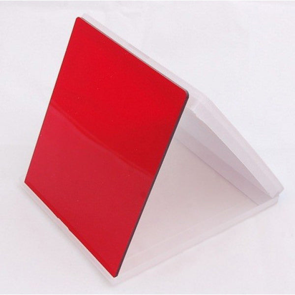 Square Filter - Red Colour - Broadcast Lighting