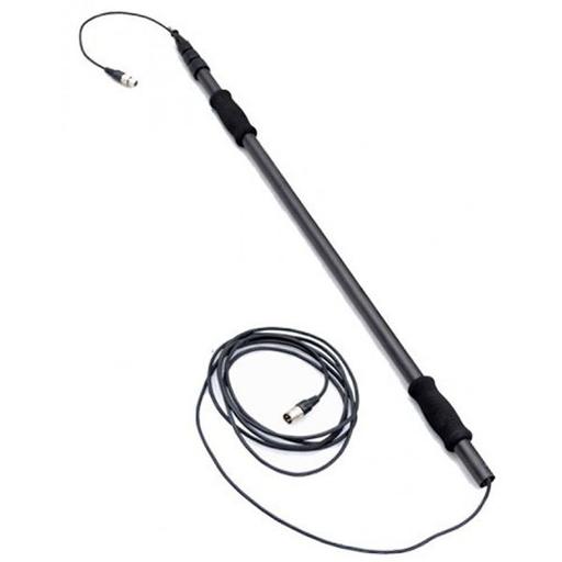 Rental - 12 Ft Carbon Boom Pole + XLR cable - Broadcast Lighting