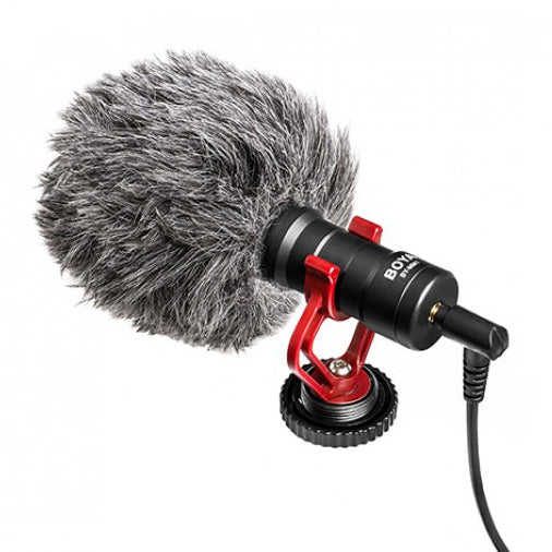 Boya BY-MM1 Compact Shotgun Video Mic - Broadcast Lighting
