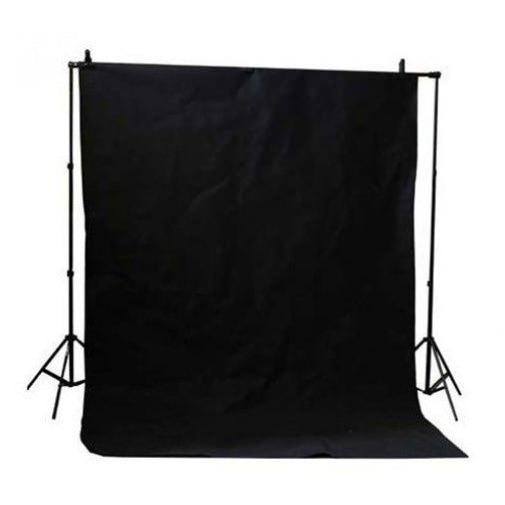 Muslin Black Backdrop Material 3x6m - Broadcast Lighting